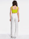 AS by DF - White Wide Leg Trousers