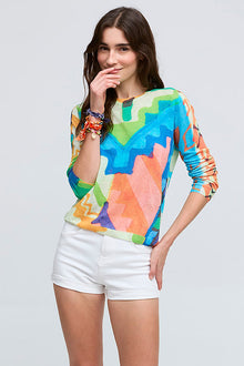  Aldo Martins Abstract Print Sweater