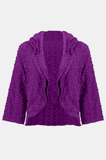  Joseph Ribkoff Bubble Woven Cropped Jacket