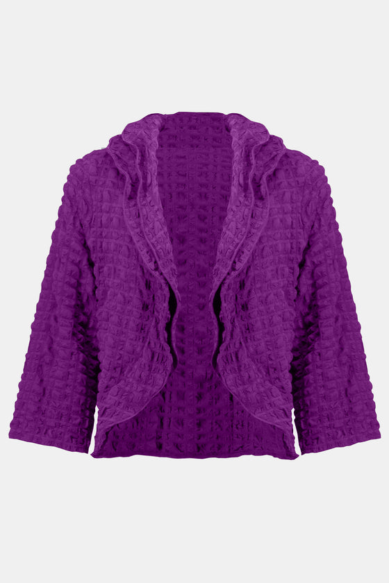 Joseph Ribkoff Bubble Woven Cropped Jacket