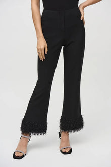  Joseph Ribkoff Silky Knit and Novelty Flared Pants