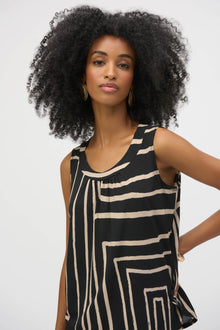  Joseph Ribkoff Knit Geometric Tank