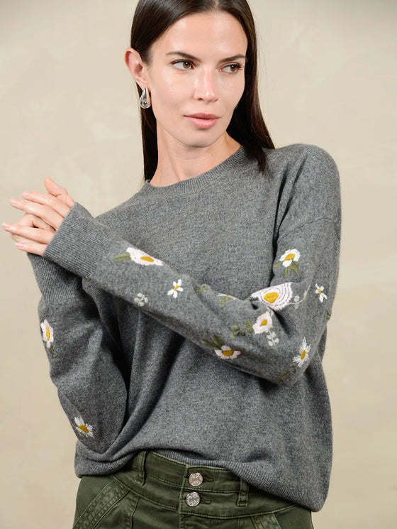 27 Miles Malibu - Floral Embroidered Sweater