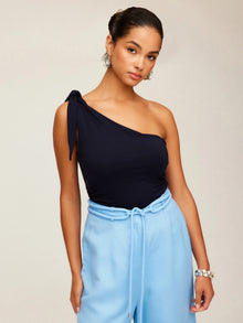  Fifteen Twenty Harper One-Shoulder Tie-Top