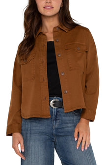  Liverpool LA - Cropped Shirt Jacket