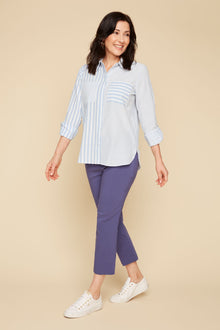  Renuar Stripe Button Down Shirt